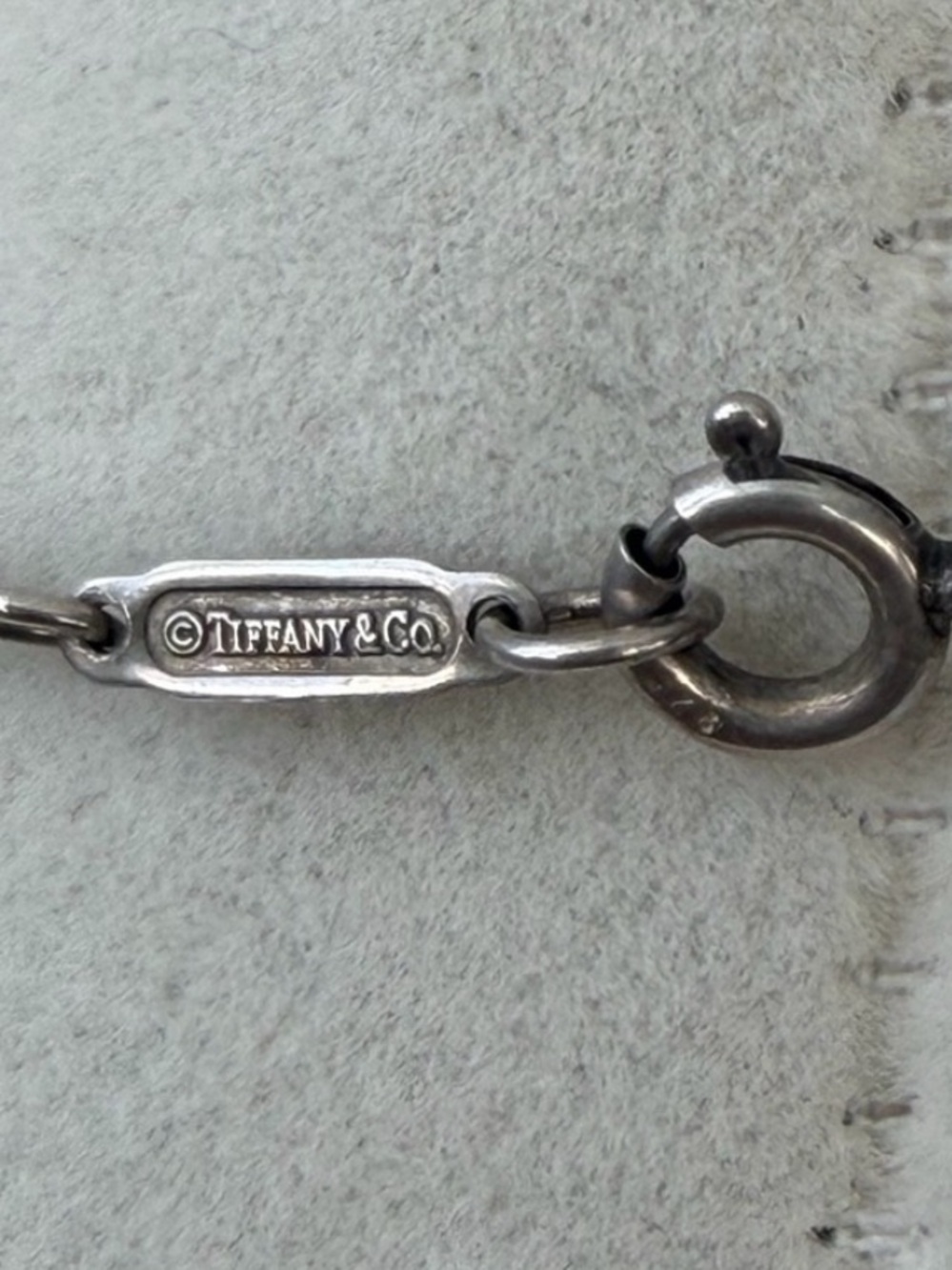 Vintage Tiffany & Co. 925 Silver Atlas Pendant Necklace in box and dustbag - Picture 7 of 9